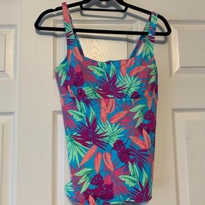 New with Tags Lands End Tankini Bathing Suit Top